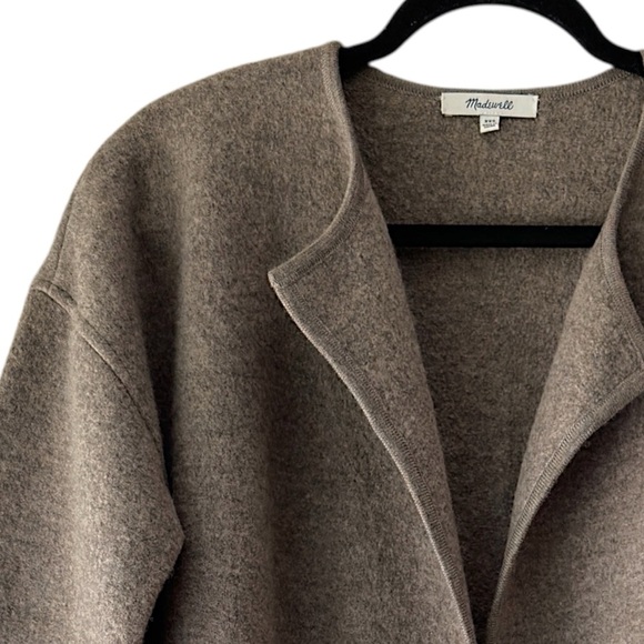 MADEWELL | MINETTA HEATHER BIRCH LIKE NEW OPEN FRONT PURE WOOL SWEATER COAT
XXS - Picture 4 of 12